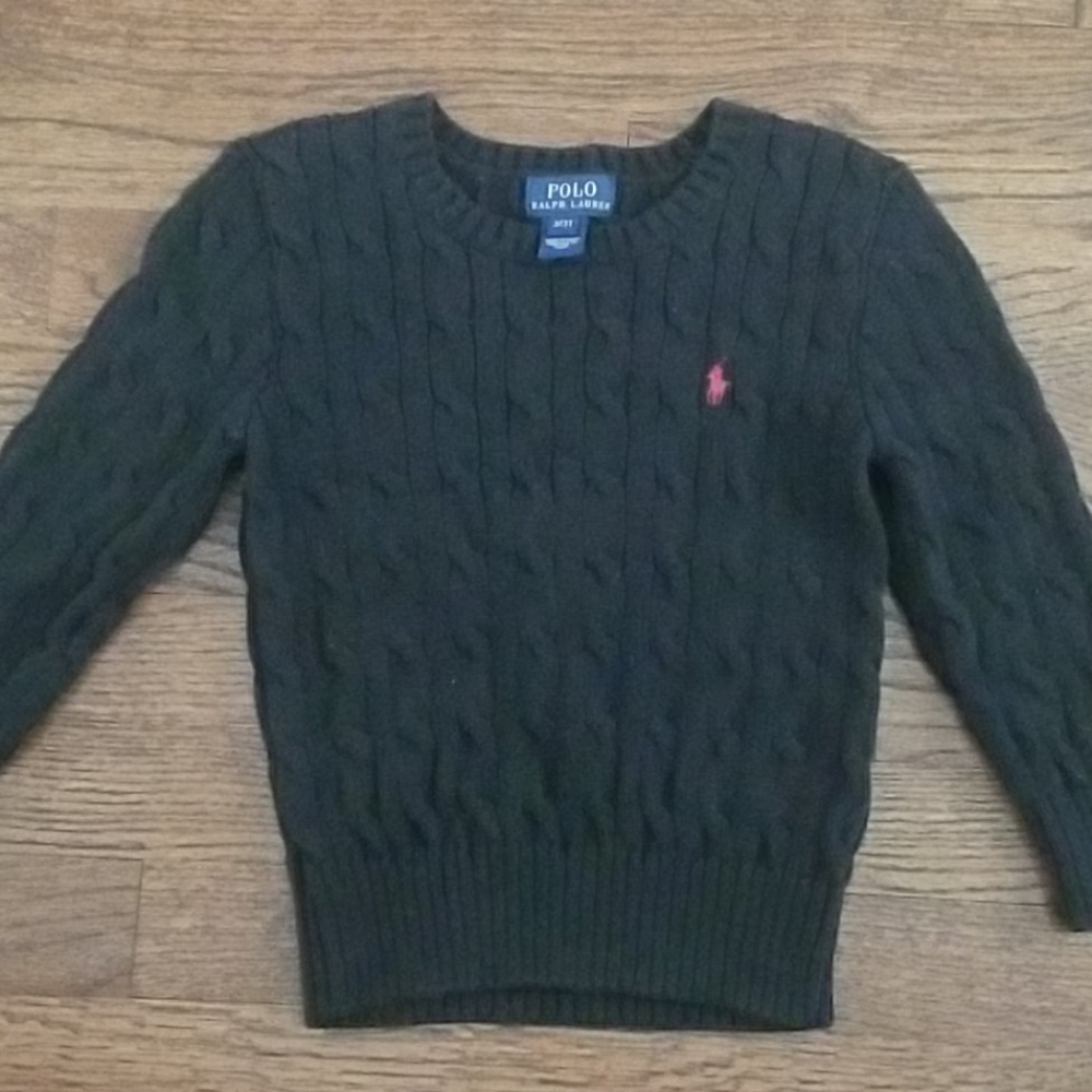 Polo 3 / 3T Boy Knit Sweater Black